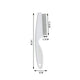Peigne anti-puces en acier inoxydable pour chat – dents fines