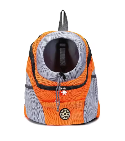 Sac de transport en bandoulière en maille pour animaux de compagnie