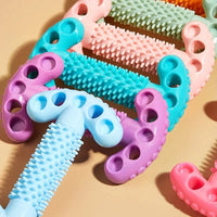 Jouet éducatif pour chien en forme d’os, résistant aux morsures et pour le nettoyage des dents