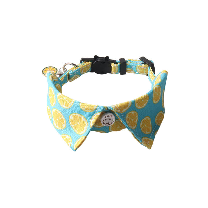 Collier Nœud Papillon pour Chat – Style Fleur de Fruit