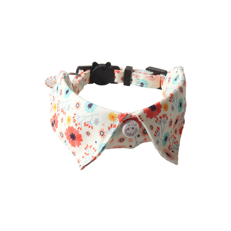 Collier Nœud Papillon pour Chat – Style Fleur de Fruit