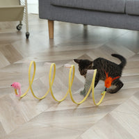 Jeu “Tunnel” pliable en forme de S pour chat