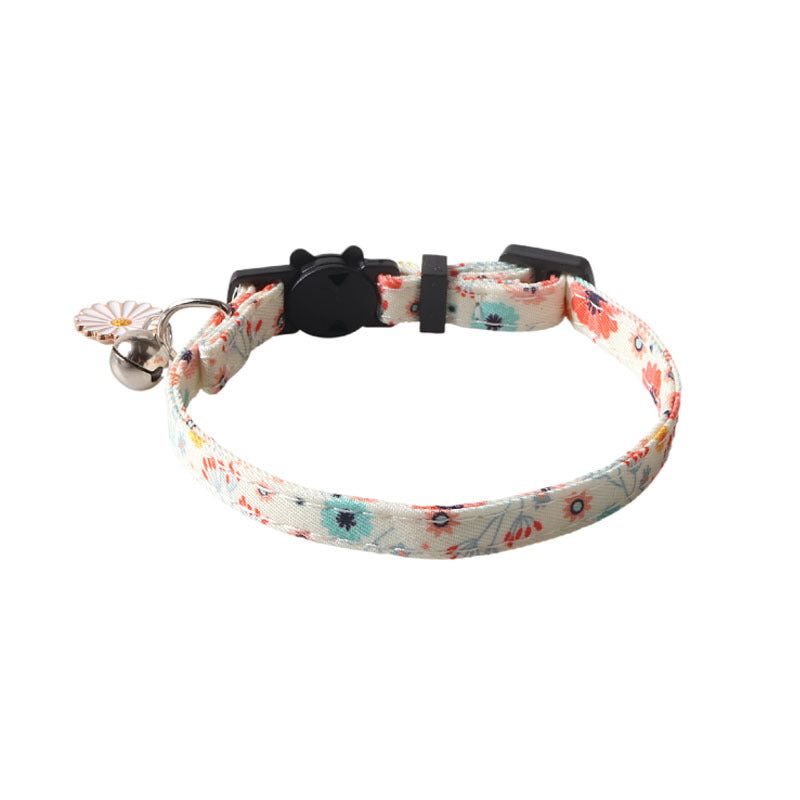 Collier Nœud Papillon pour Chat – Style Fleur de Fruit