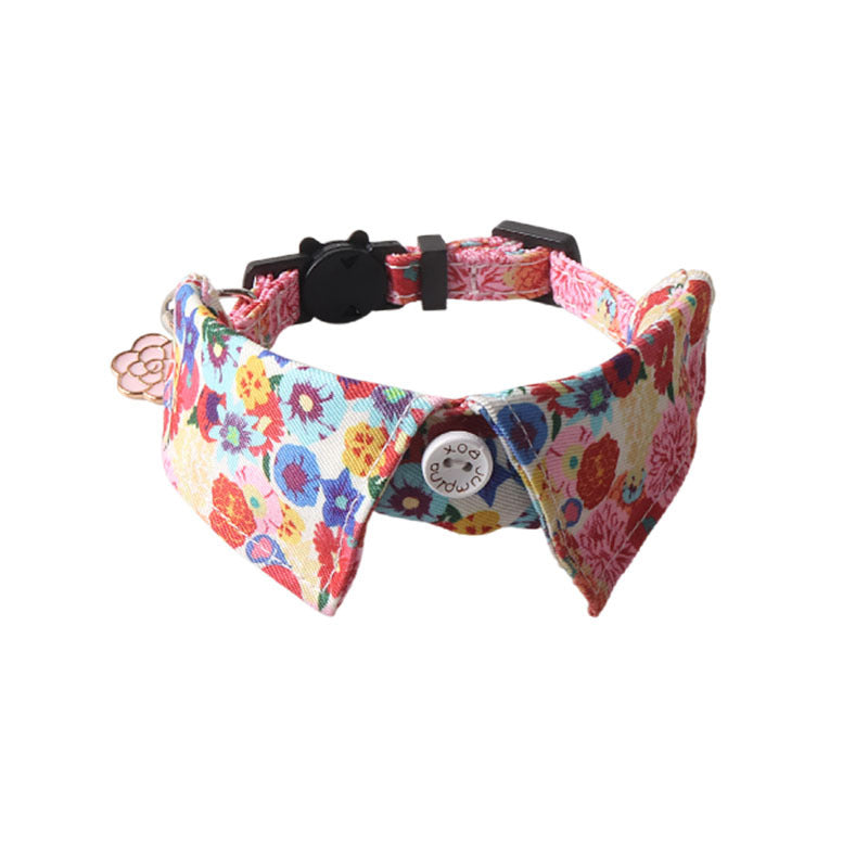 Collier Nœud Papillon pour Chat – Style Fleur de Fruit
