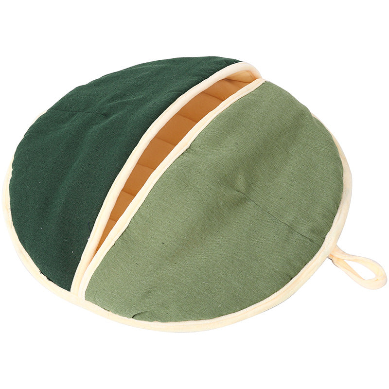Nid de Couchage 2-en-1 pour Chat (Lit et Sac de Couchage)