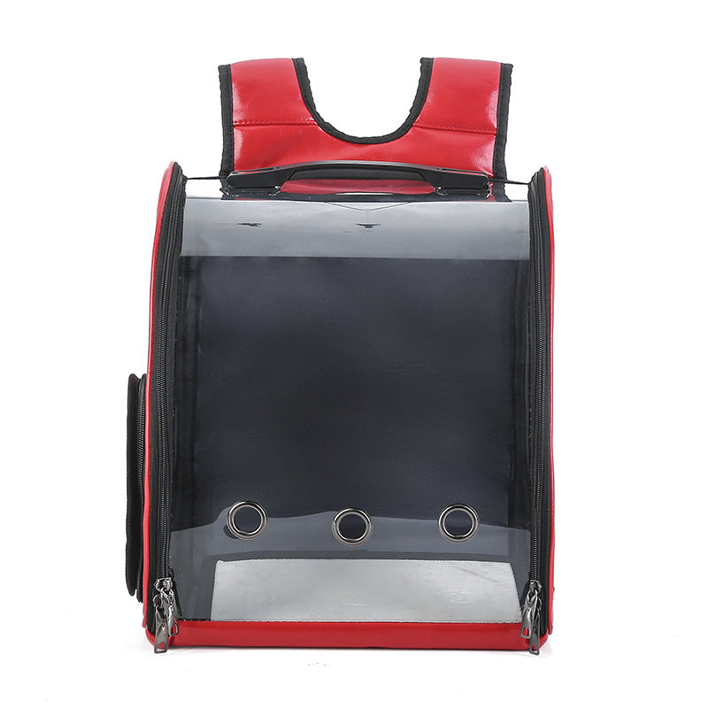 Sac à dos transparent et pliable pour animaux de compagnie (chat et chien)