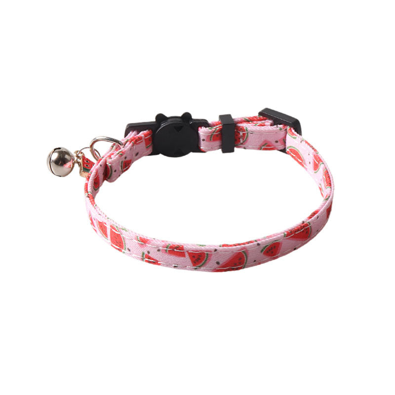 Collier Nœud Papillon pour Chat – Style Fleur de Fruit