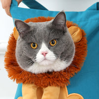 Sac de transport souple pour animaux – design lion pour chats et chiens