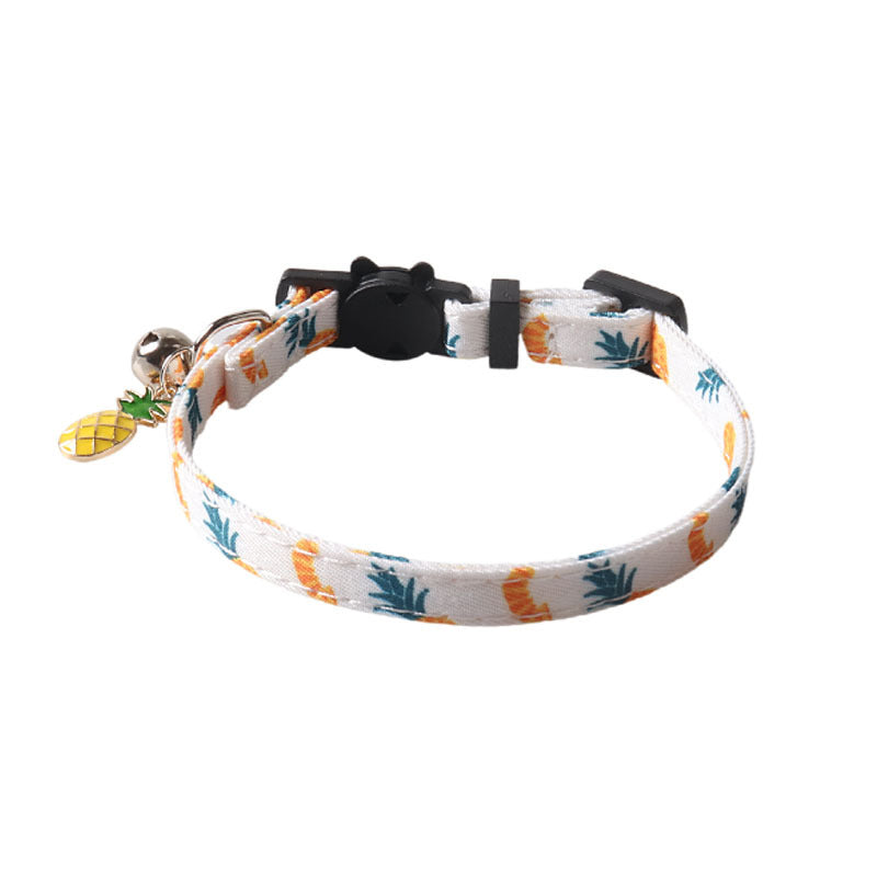 Collier Nœud Papillon pour Chat – Style Fleur de Fruit