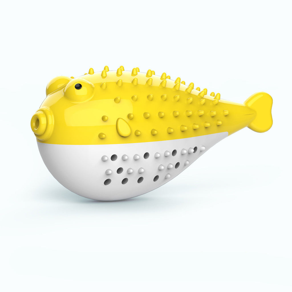 Jouet pour chat en forme de poisson à la menthe avec brosse à dents – soin dentaire