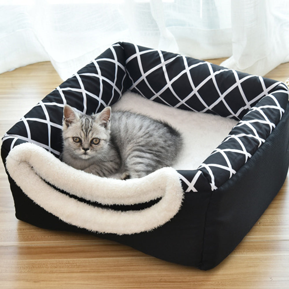 Niche Capsule 2-en-1 pour Chien et Chat