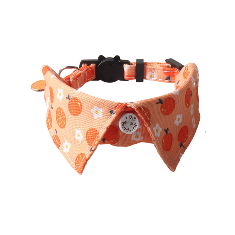 Collier Nœud Papillon pour Chat – Style Fleur de Fruit