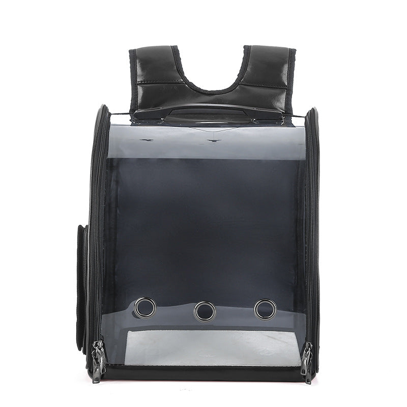 Sac à dos transparent et pliable pour animaux de compagnie (chat et chien)