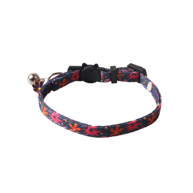 Collier Nœud Papillon pour Chat – Style Fleur de Fruit
