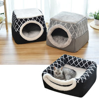 Niche Capsule 2-en-1 pour Chien et Chat