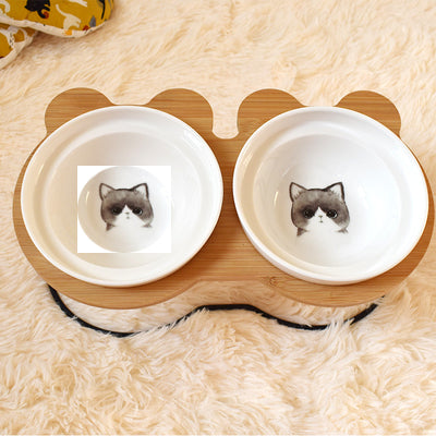 Support de Gamelles Anti-Refoulement pour Chat