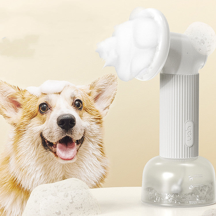 Brosse de bain – Masseur et distributeur de gel douche pour chiens et chats