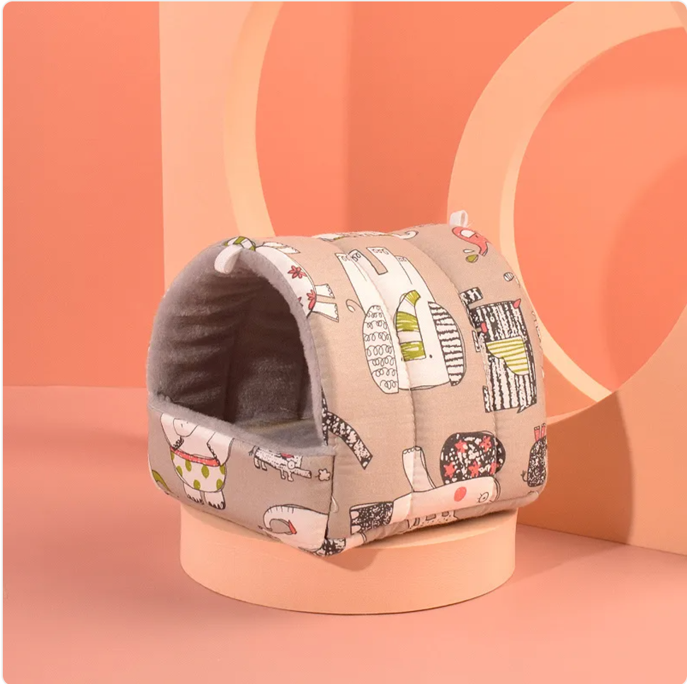 Nid en coton pour hamster