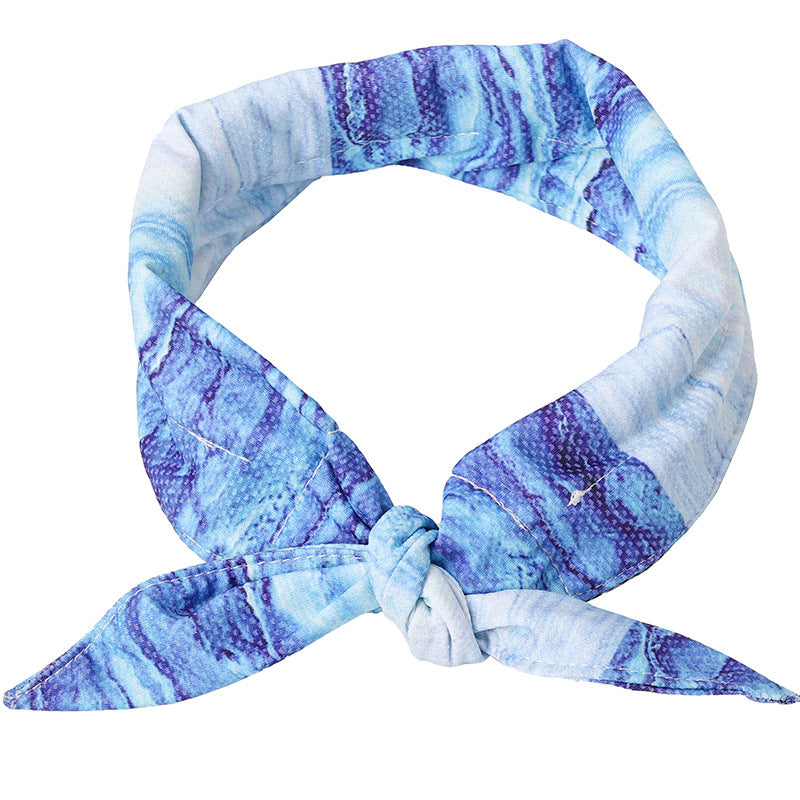Écharpe rafraîchissante pour animaux – Bandana glacé premium anti-chaleur