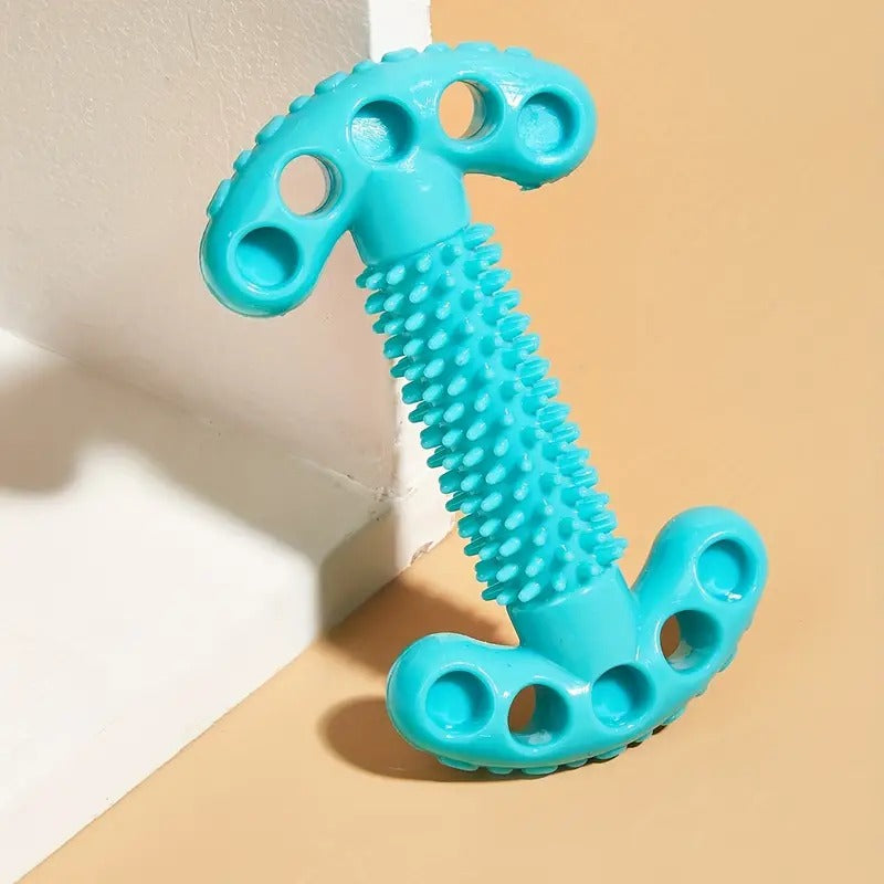 Jouet éducatif pour chien en forme d’os, résistant aux morsures et pour le nettoyage des dents