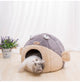 Nid Douillet en Velours pour Chat – Coussin Poisson-globe Toutes Saisons