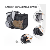 Sac à dos pour animaux portable et extensible pour chats et chiens