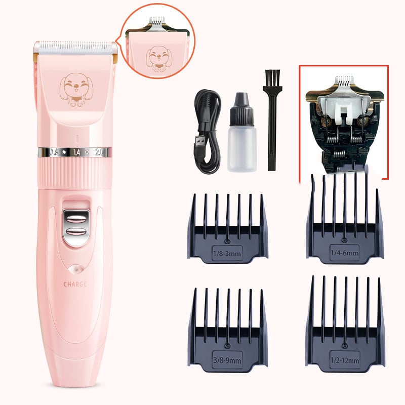 Tondeuse de toilettage sans fil rechargeable pour animaux – Kit de coupe premium