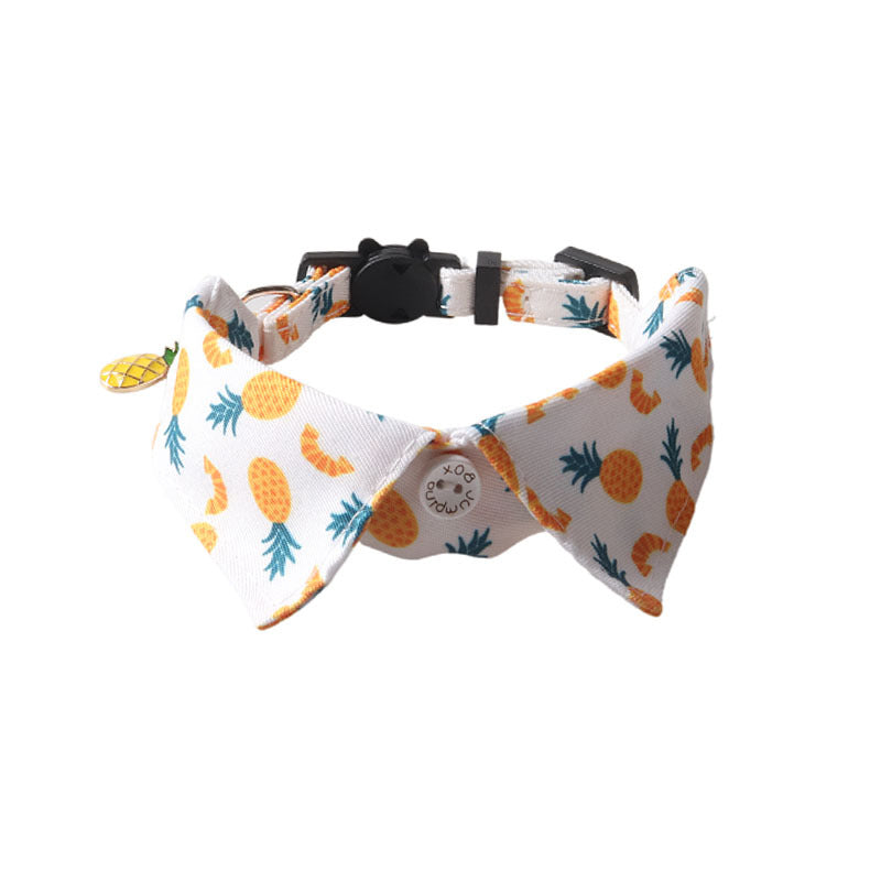 Collier Nœud Papillon pour Chat – Style Fleur de Fruit
