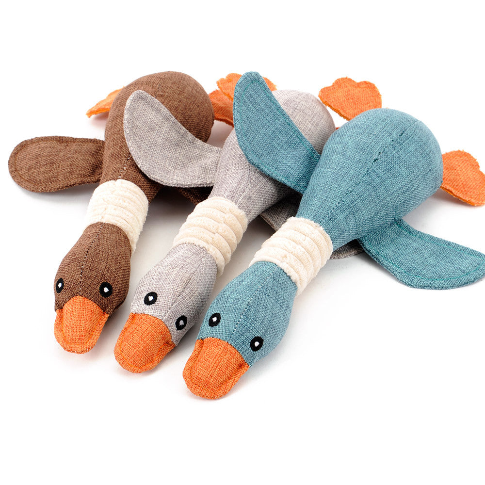 Jouet sonore pour chien – peluche à mâcher et d’entraînement