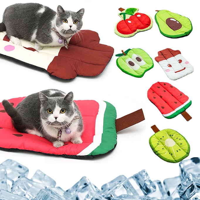 Tapis rafraîchissant pour chien avec couverture en tissu Oxford lavable