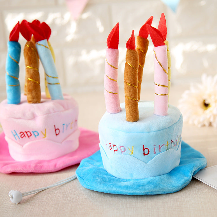 Chapeau gâteau d’anniversaire pour chat et chien