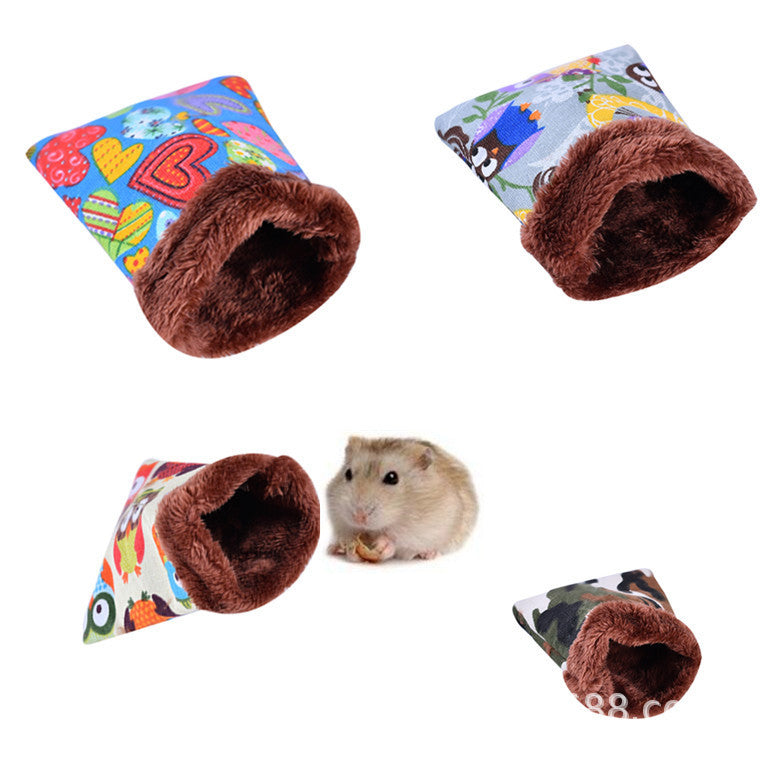 Sac de couchage pour hamster – Nid douillet en toile premium