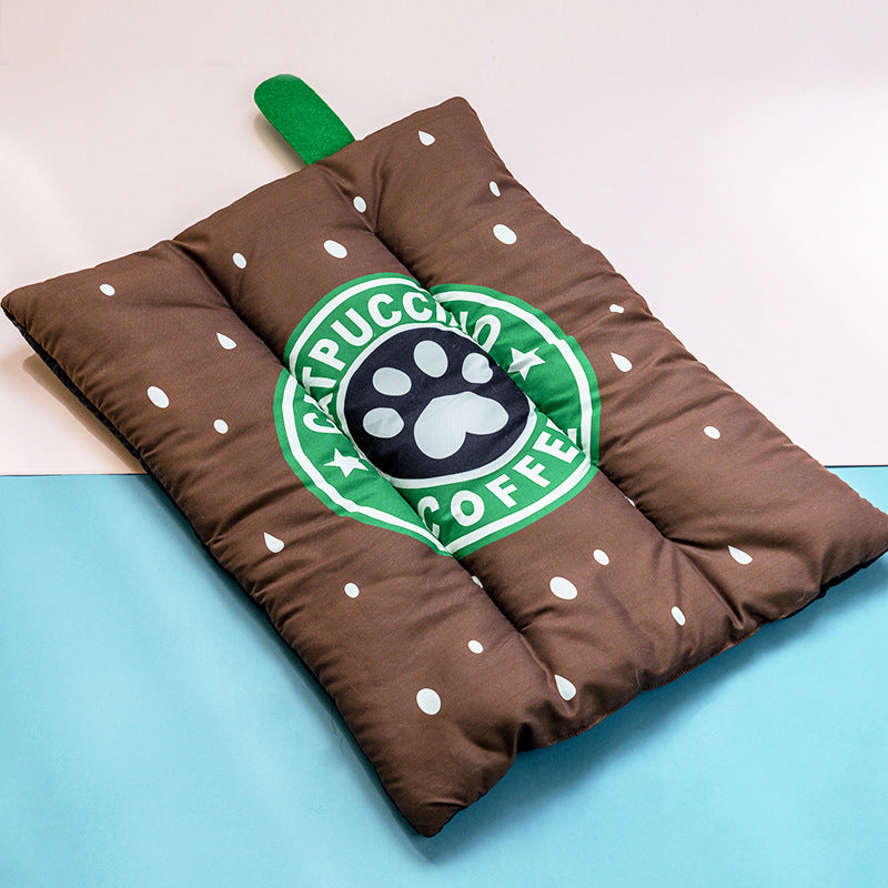 Tapis rafraîchissant pour chien avec couverture en tissu Oxford lavable